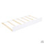Lit de jour simple avec lit gigogne, armoires de rangement et ports USB