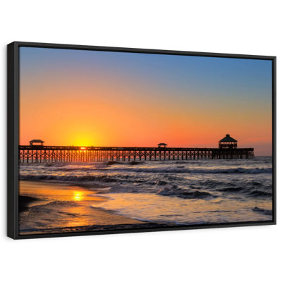 «Folly Beach», reproduction sur toile