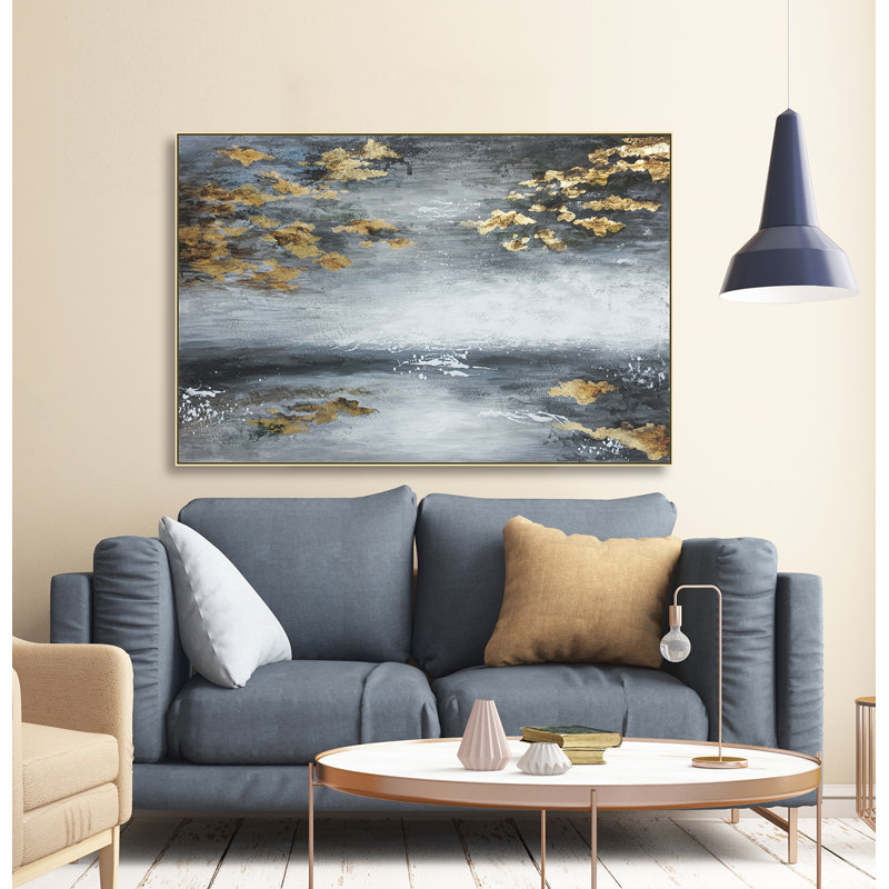 «Cloud - Floater Frame», peinture sur toile