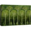«Abstract Forest», Enchanted Grove Tree Silhouettes Country Rustic, reproduction d'art sur toile encadrée-99142059-99142056