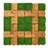 VCP9 12'' L x 12'' W Solid Wood Interlocking Deck Tile in Yellow