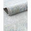Tapis oriental en polyester tissé à la machine en gris / vert / bleu Massie-1899562468