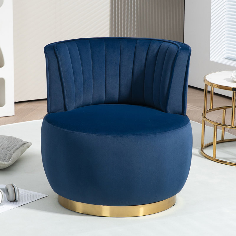 Tabouret de coiffeuse 25,2 po, Marine