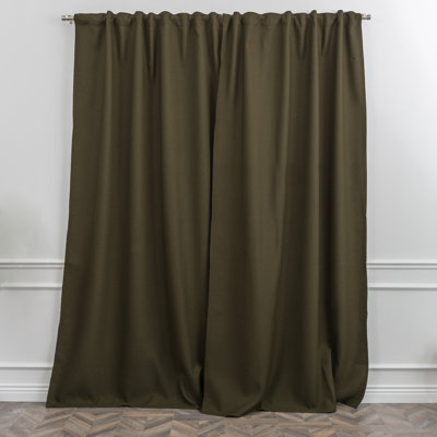 Room Darkening Single Curtain Panel