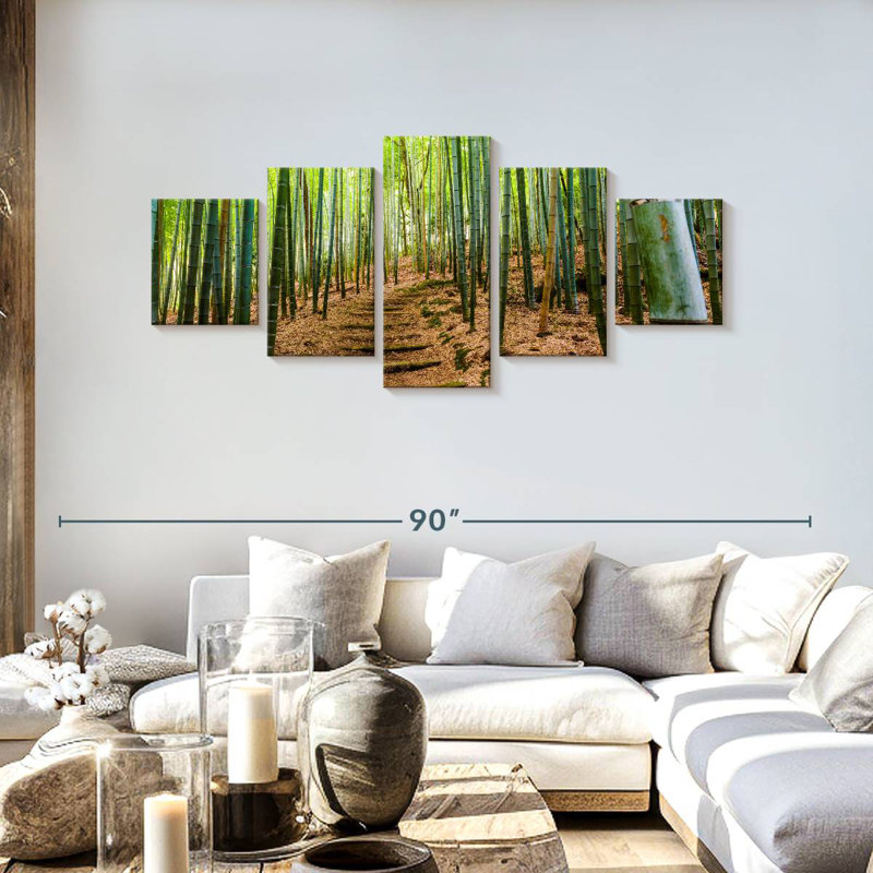 Iconic Kyoto Bamboo Forest, 30" H x 68" W