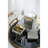 D4.9X6.1" Decorative Glass Storage Box