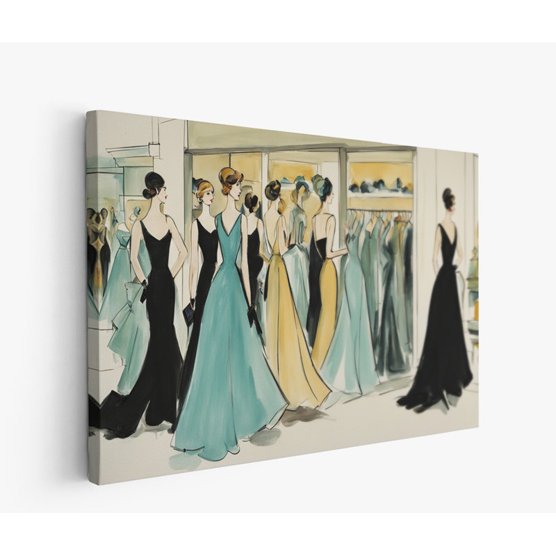 Robes et glamour, H 20 po x l 30 po