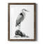Shoreline Heron In B&W I - Peinture encadrée-966904071-966904120