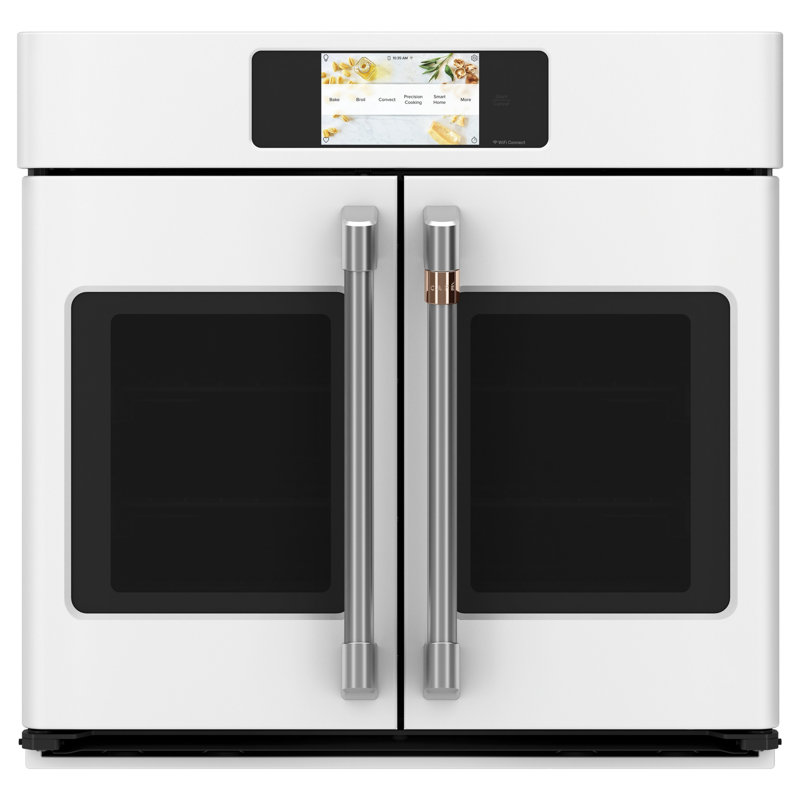 30" 5 Cu. Ft. Self-Cleaning Convection Electric Wall Oven, Matte White