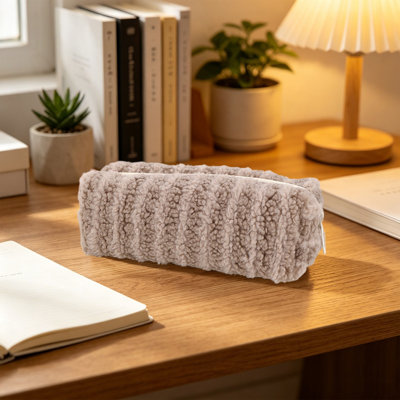 Pochette colorée avec pinceau de maquillage pour enfants, adolescents, bureau à domicile