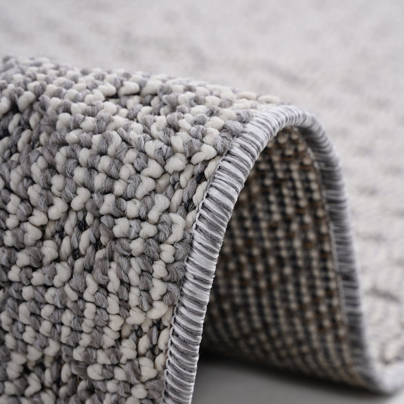 Tapis blanc / médaillon 4 x 6 - approuvé, facile à nettoyer, pour tapis de chambre de bébé en teinture, pour animaux de compagnie, pour le salon