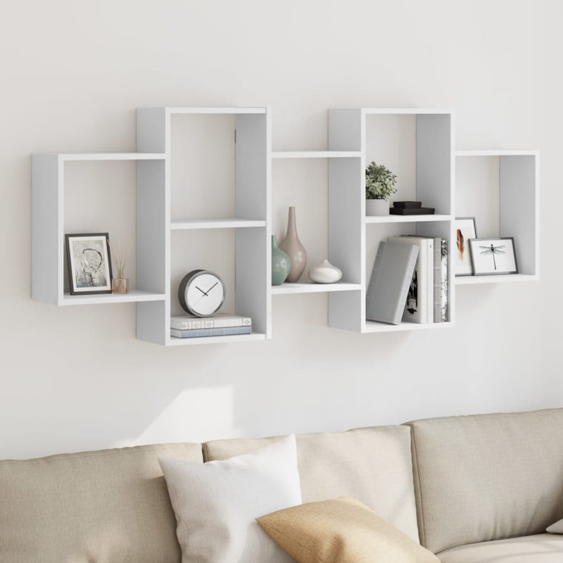 Roakes Floating Shelf, 65cm H x 159cm W x 18cm, White