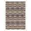 Geometric Area Rug in Gray
