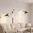Elyse 2 Light Swing Arm Wall Sconce in Matte Black with Natural Brass-472717030-472717029