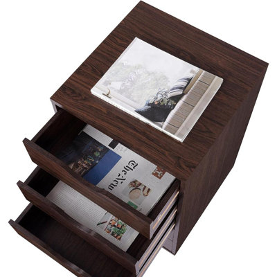 Jamariona Modern 5-Drawer Filing Cabinet for Home Office – Rolling File Storage Cabinet with Wheels, Under-Desk Drawer Organizer for Documents, Folders & Office Supplies