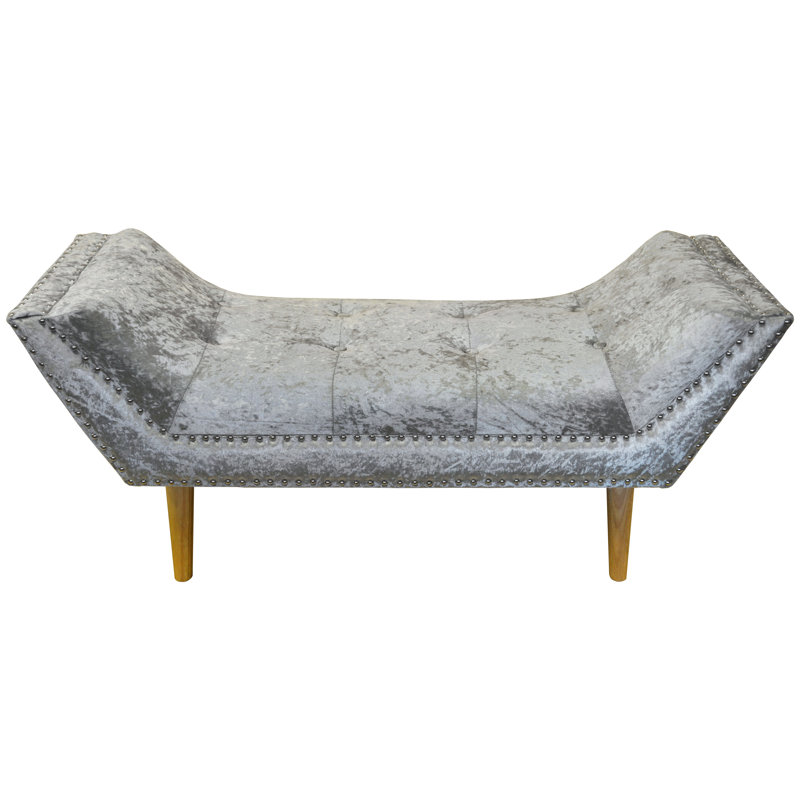 Evie Polyester Blend Upholstered Bench