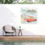 Toile d'extérieur Wadlington Daphne Brissonnet «Lake Moments III»-87944628