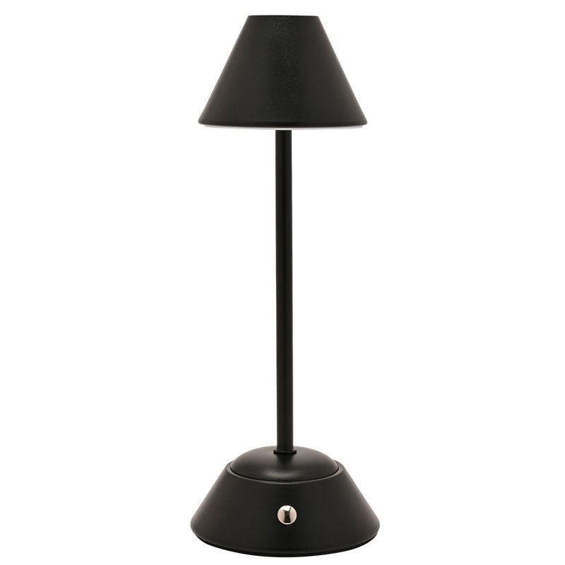 Symeon Metal Table Lamp, Black