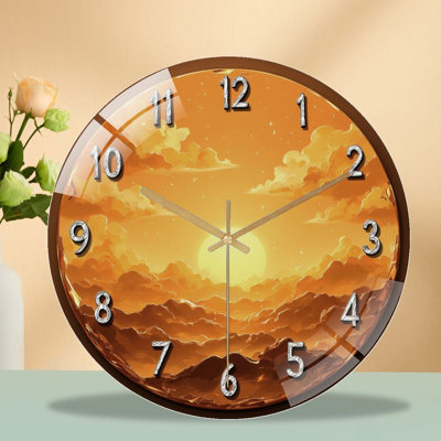 Horloge murale avec horloge murale 12 po