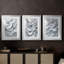 ABSTRACT Series CDLV - Impression sur mesure encadrée de qualité supérieure - 3 pièces-485301733-485301729