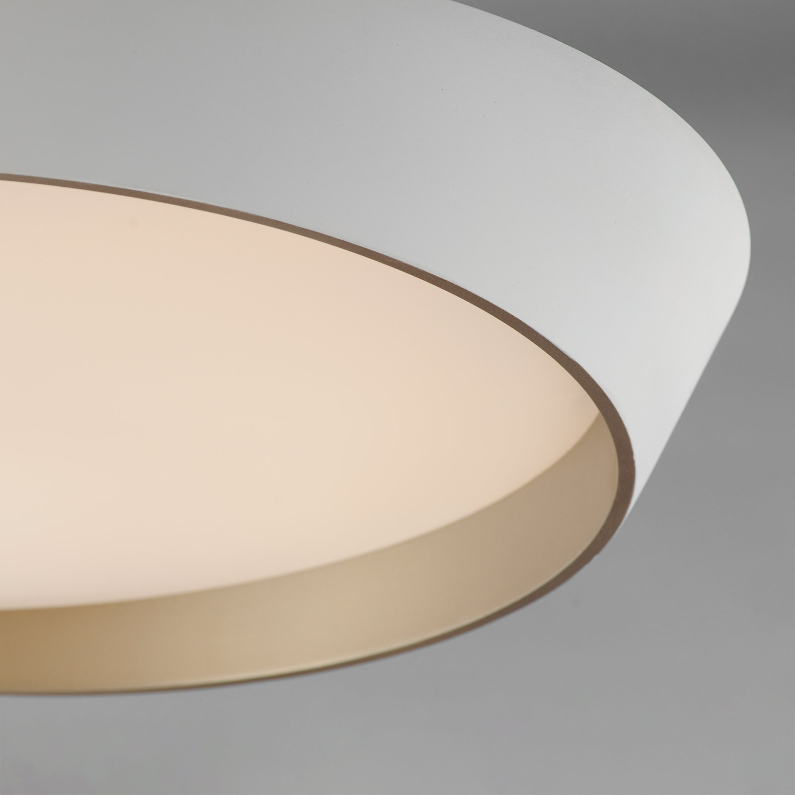 Single Light Steel Flush Mount, 4.75" H x 31.5" W x 31.5" D
