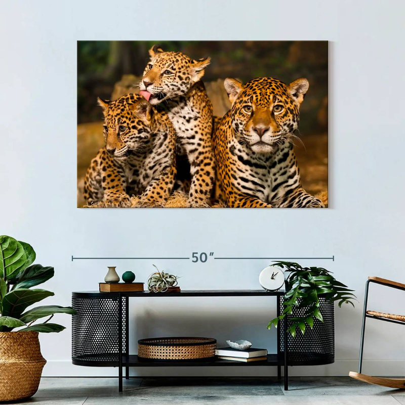 Brampt Jaguar Tribe, 32" H x 48" W