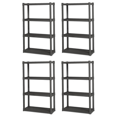 Étagère d'extérieur durable en plastique Sterilite