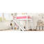 Twin Solid Wood Loft Bed Pink And White, With Detachable Slide, Storage Shelves Adaptable Room Setup White Shelves, Wardrobe, Creative Practical-130716097-130716099