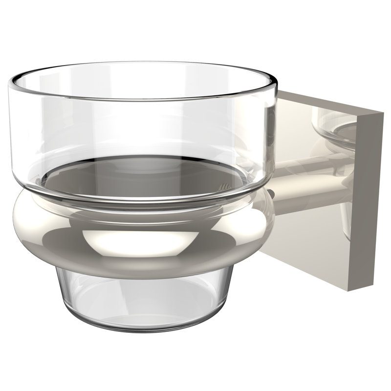 Haranu 2.5'' H Metal Wall Votive Holder, Polished Nickel