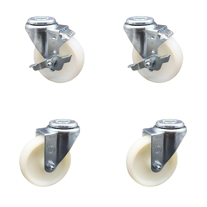 4 Piece Nylon Caster Set