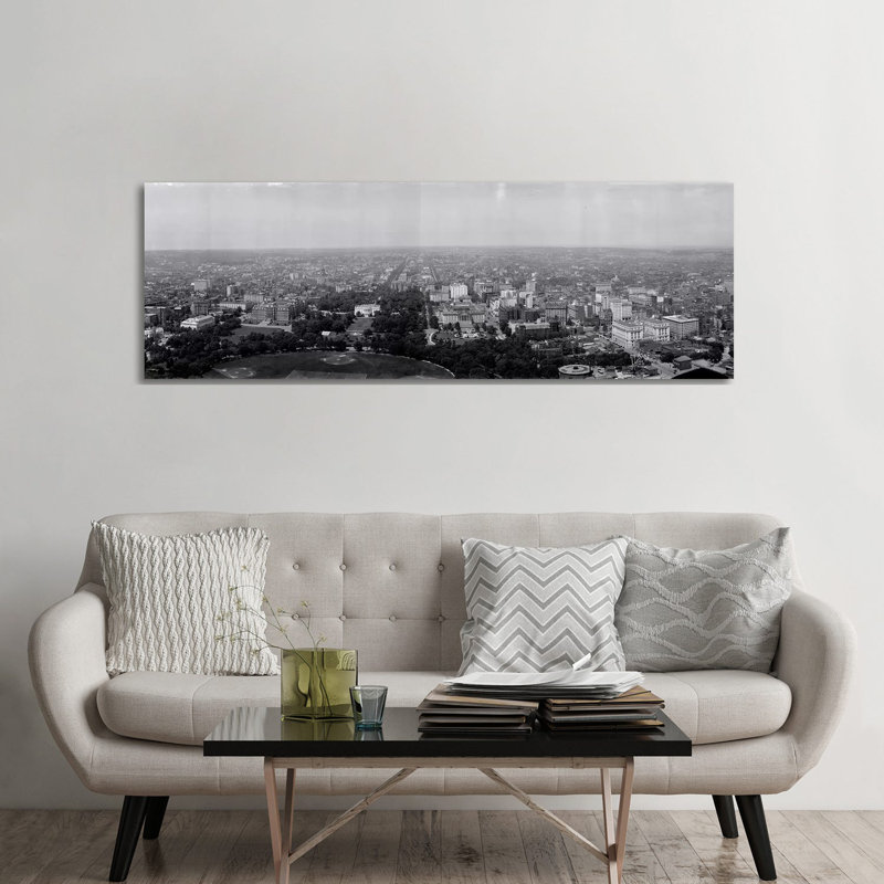 North View Washington DC 1 Piece Wrapped Canvas Panoramic Wall Art, 182.88 cm H x 60.96 cm W