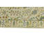 Tapis de couloir oriental ivoire Oushak Chobi