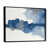 Toile avec cadre flottant noir