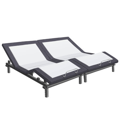 Base réglable Cariloha Classic - hauteur réglable de 6 po, 9 po et 12 po - Blanc