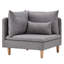 Chaise longue à accoudoirs carrés Poyner-768407875