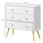 Timpson 80 cm W Chest of 3 Drawers