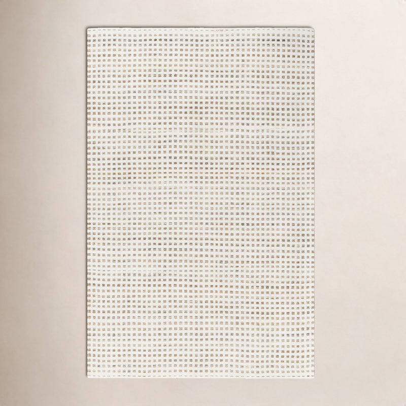 Geometric Area Rug, Beige, Rectangle 8' x 10'