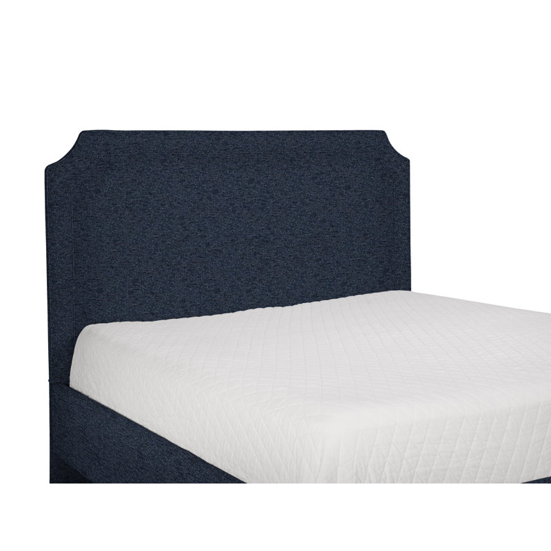 Cooper Chandler Upholstered Panel Headboard, Queen, Basic Navy 0317-61