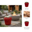 Tabouret de jardin en résine Strawberry