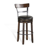 Meilani Swivel Upholstered Counter Stool