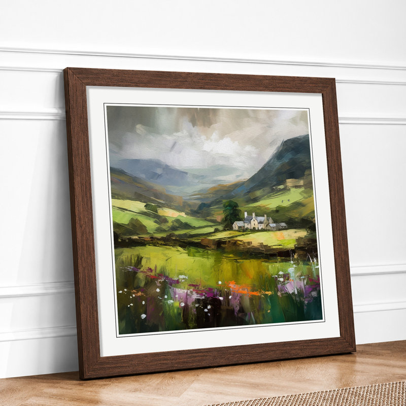 Wales Impressionism - Framed Print, Walnut