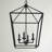 4 - Light Dimmable Geometric Chandelier