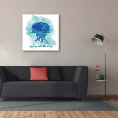 'Jellyfish' by Erin Clark Canvas Wall Art