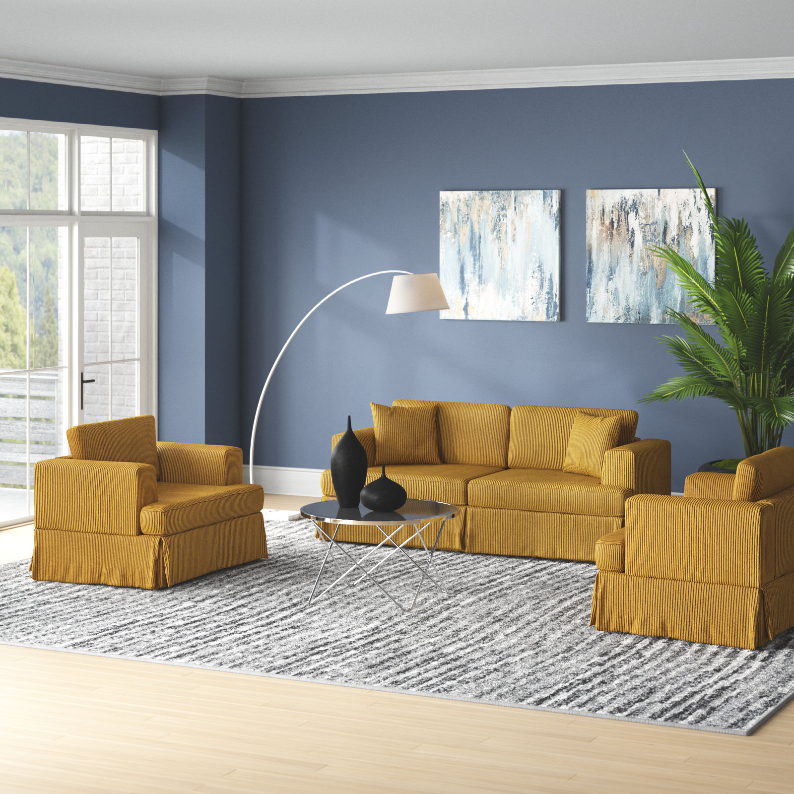 Arriell 3 - Piece Living Room Set