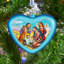 Holiday 3.5'' Handmade Glass Holiday Shaped Ornament