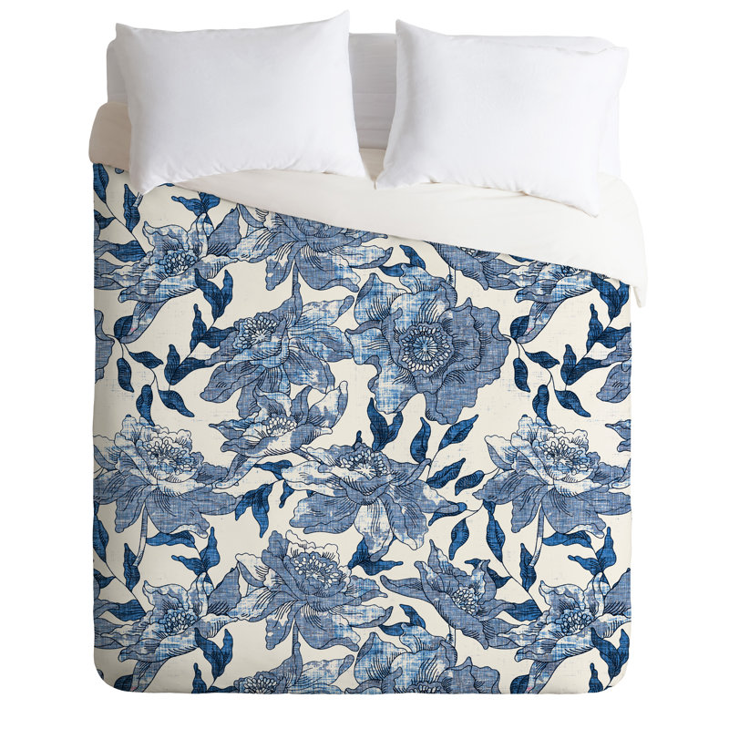 Holli Zollinger Floral Duvet Cover, Queen Duvet Cover