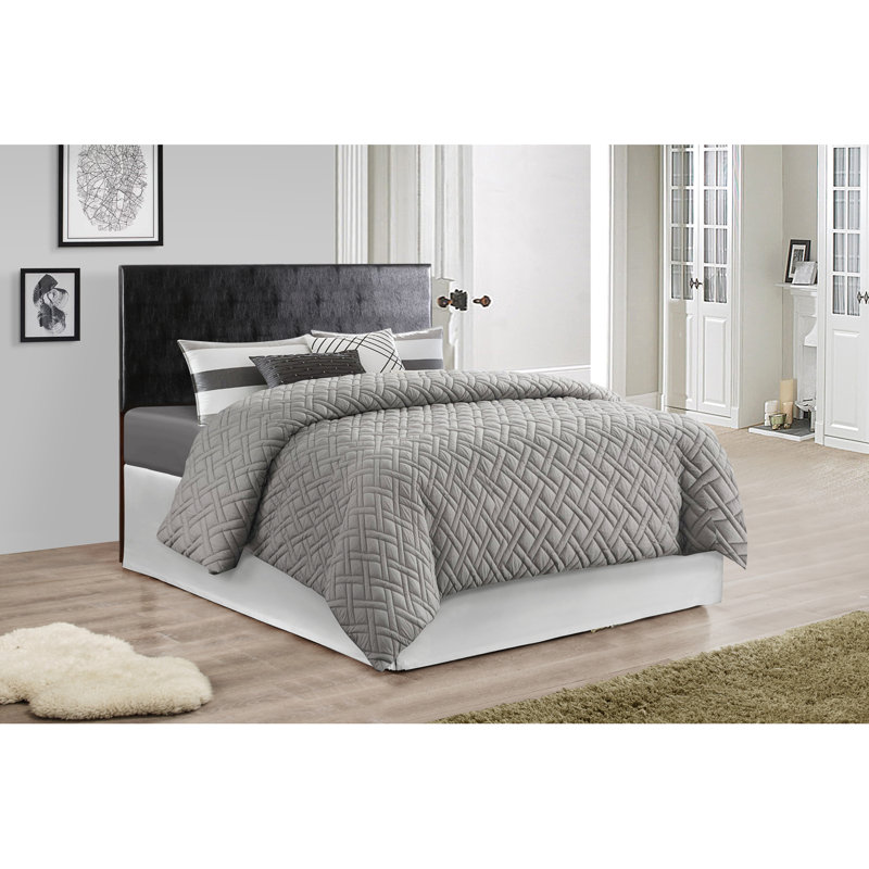 Nova G0112-FHB Full Headboard , BLACK, Full , Black
