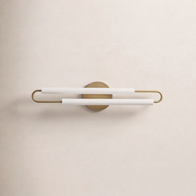 Briony Single Frosted Dimmable LED Vanity Light