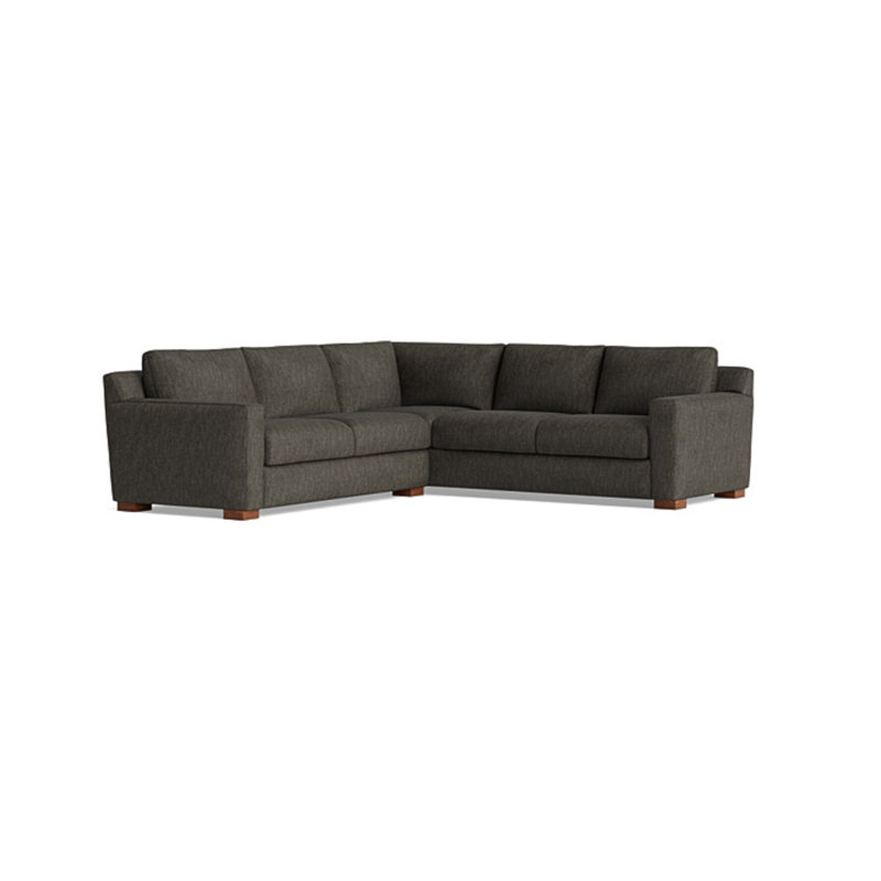 Catalina Sectional, Performance Weave - Onyx, Right Hand Facing