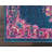 Abbate Oriental Navy Blue/Pink Area Rug-2106580621